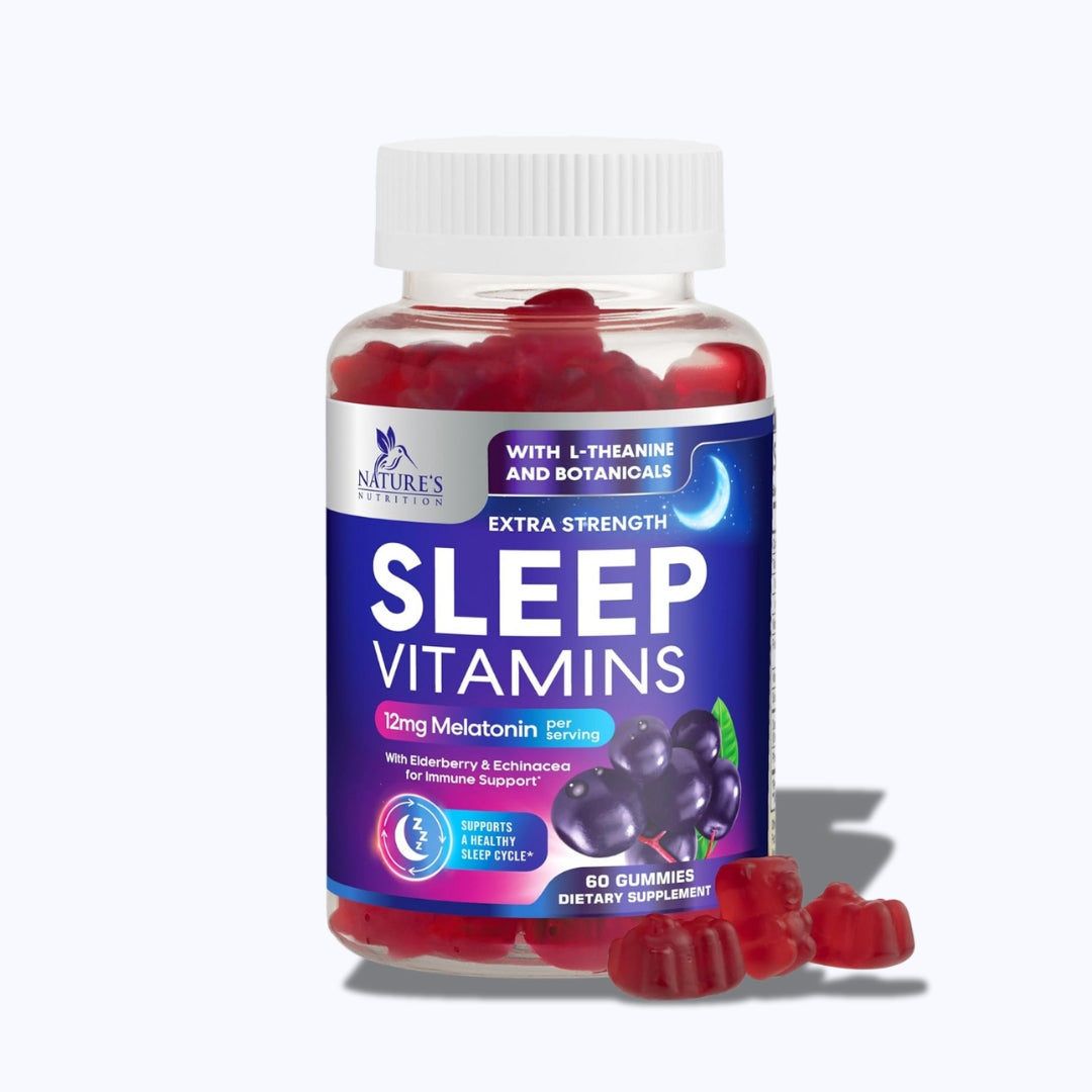 NATURES SLEEP VITAMINS 12MG MELATONIN  X 60 GUMMIES